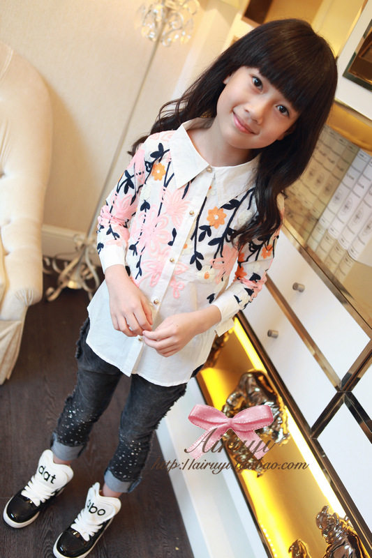 Chemise fille à manche longue - Ref 2086049 Image 8