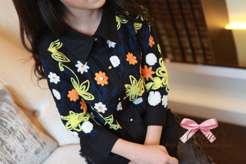 Chemise fille à manche longue - Ref 2086049 Image 7