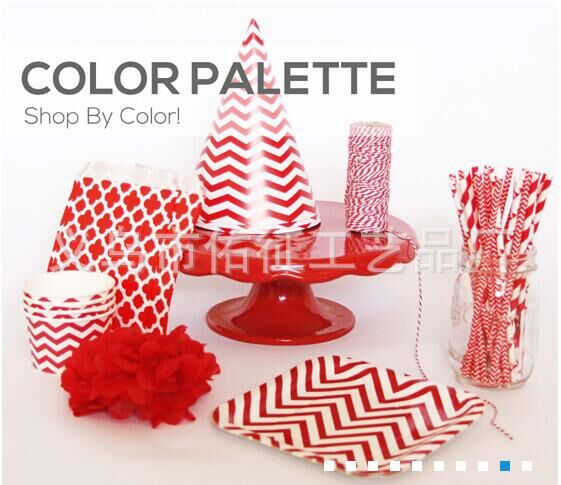 Stripes Giấy CUPS Dùng Một Lần Bảng Nguồn Cung Cấp Dày Nước Nóng và Lạnh Ly Đảng Uống Cup bát giấy