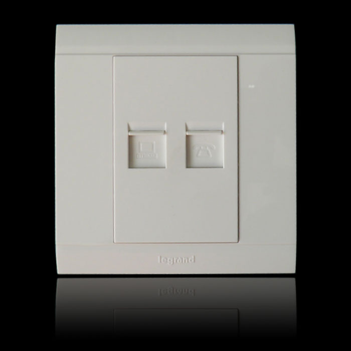 TCL Legrand switch socket panel Meilun Mountain series telephone computer socket with anti-counterfeiting