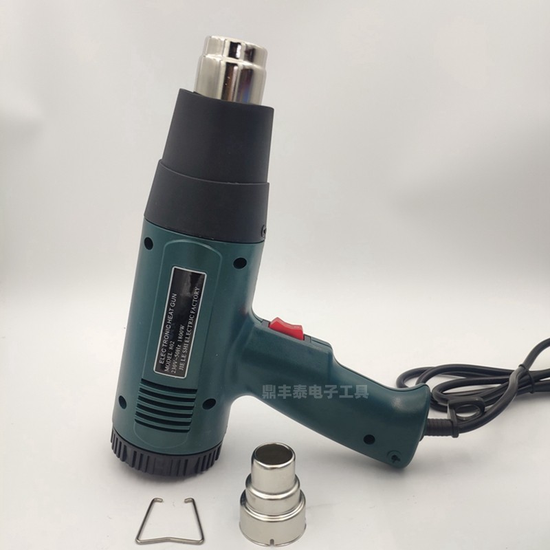 Industrial high power hot wind gun 1800W thermoregulation adhesive film heating electric baking gun heat-shrink film drying gun plastic welding gun 600