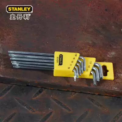 STANLEY STANLEY 8-piece set of long L-shaped middle hole flower wrench 92-624-23 HAND TOOL SET