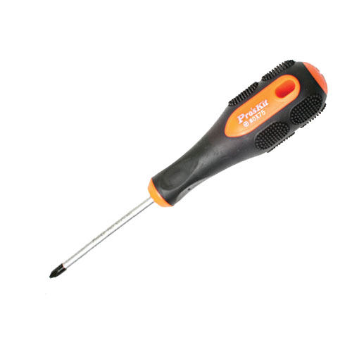 Taiwan treasure worker 9SD-201B bicolor soft handle cross driver screwdriver 3 0 * 75mm