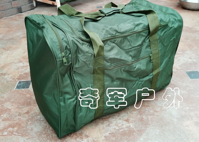 Military fans used with five olive green rain-proof polyester fiber fabric to be loaded with left-behind bag large capacity moving luggage bag handbag