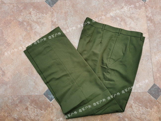 Brand new stock Old stock 92-1 Jun yellow summer pants free of ironing anti-crumpled Fannitine fabric summer pants