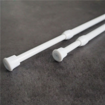 Door curtain non-perforated non-destructive installation telescopic rod partition wardrobe bathroom retractable extension spring rotating telescopic rod