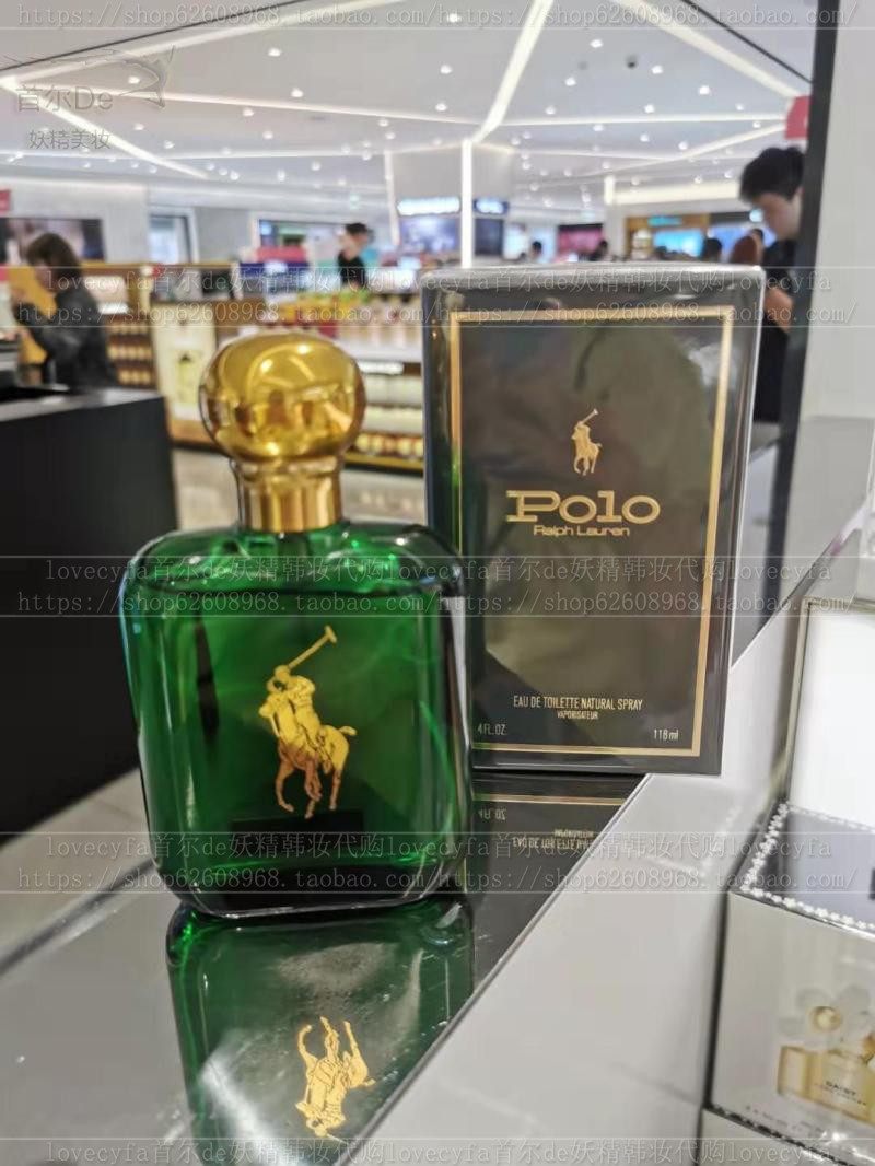 South Korea Ralph Lauren Polo Ralph Lauren Green Horse Ball Men's Pale Perfume 118ml-Taobao