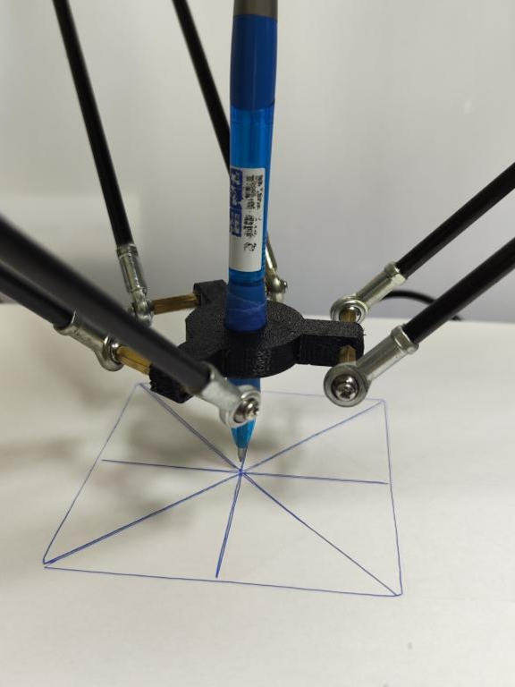 Open-Source Delta Stepper Motor Robotic Arm/Aluminum Alloy Frame/Carbon Fiber Tube/Teaching Programming/Visual Guidance/3D Printing