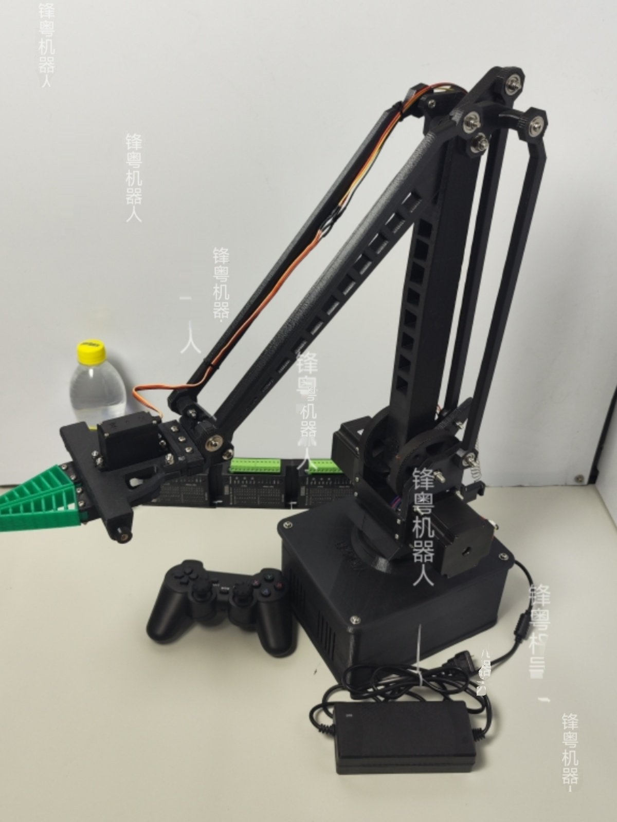 Stepper Motor Robotic Arm Small Ypro Version, Load 0.8Kg/Usb Serial Port/Ps2 Teaching/Visual/3D Printing