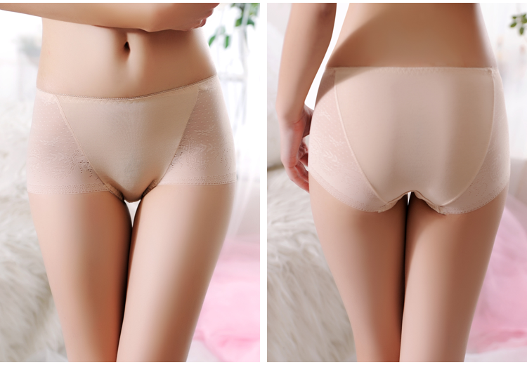 4 hộp quà tặng nữ tam giác đồ lót nữ cotton eo mùa hè sexy ren cotton thoáng khí tam giác không có dấu vết