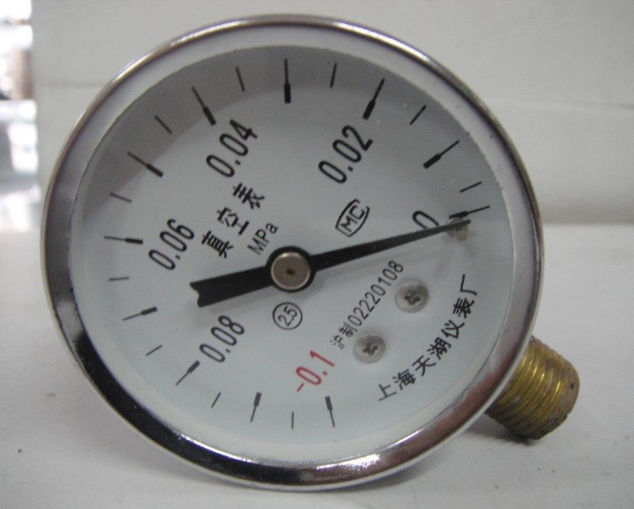 Shanghai Tianhu pressure gauge Z60-0 1-0MPA vacuum gauge pressure vacuum gauge Y-60 vacuum pressure gauge