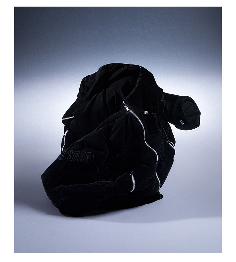 Жилеты 潮物woo team wang velvet down vest王嘉尔同款丝绒背心羽绒马甲 Tagkita