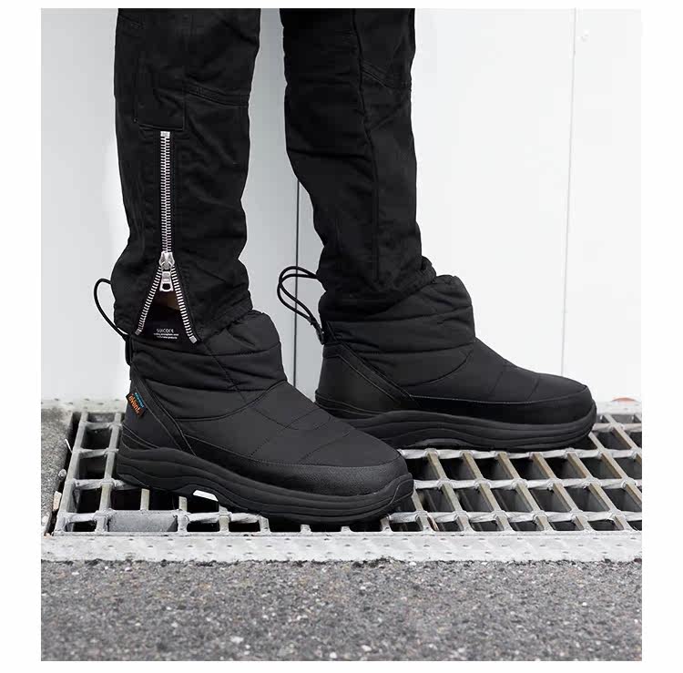 Мода снега сапоги 潮物woo suicoke bower thinsulate boots 防水高筒雪地靴运动鞋