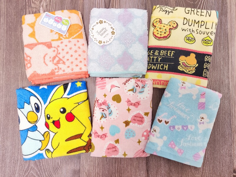 Exported to Japan, Cute Cartoon Disney Cotton Non-Twist Yarn Jacquard Absorbent Soft Face Towel
