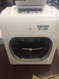 Джентльменские часы часы ST-290 Стоимость посещаемости с часами двойные Punch Clock Electronic Punch Machine Часы посещаемости