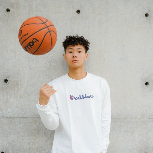 BALLHO Мужской баскетбольный осенний хлопковый спортивный трендовый лонгслив, оверсайз