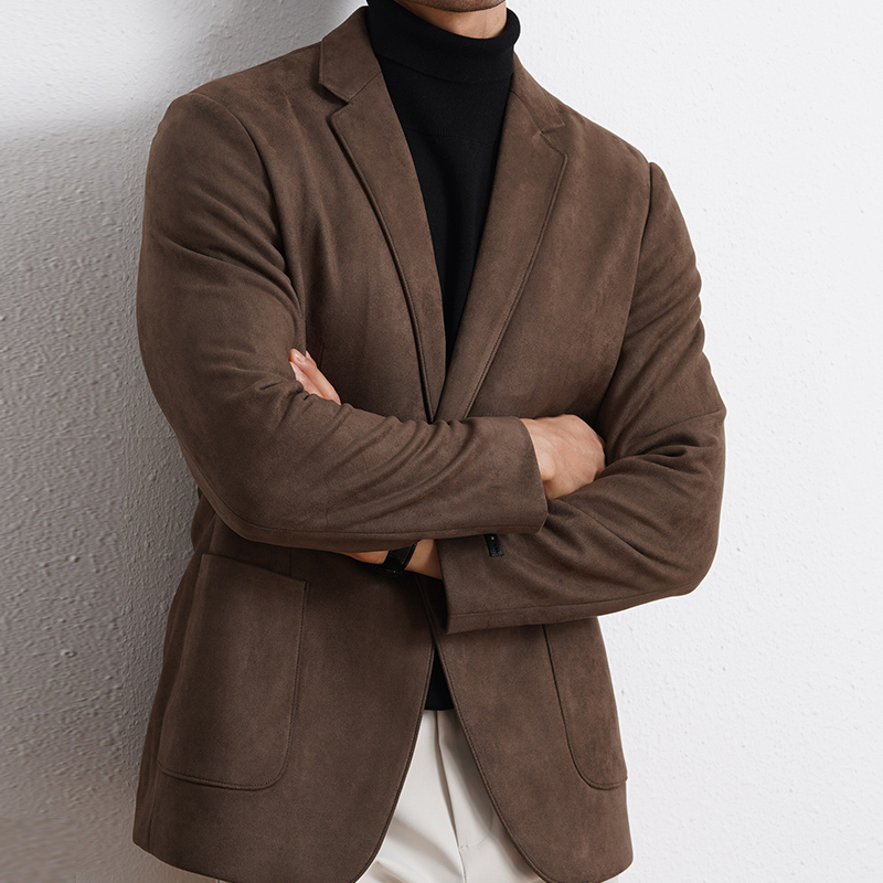 Men's Autumn and Winter Lapel Casual Suit Jacket Business Casual Slim Fit Stylish Simple Old Money Style Fashion Suit Men's Autumn and Winter Lapel Casual Suit Jacket Business Casual Slim Fit Stylish Simple Old Money Style Fashion Suit