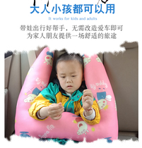 Car student sleeping pillow car child seat belt adjustment fixer anti-neck shoulder guard neck pillow waist pillow