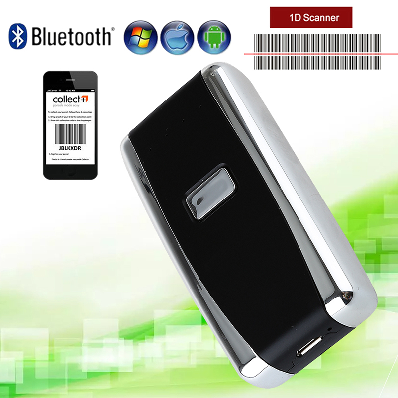 Mini Wireless Bluetooth Screen Barcode Scanner QSS01 Support iPad
