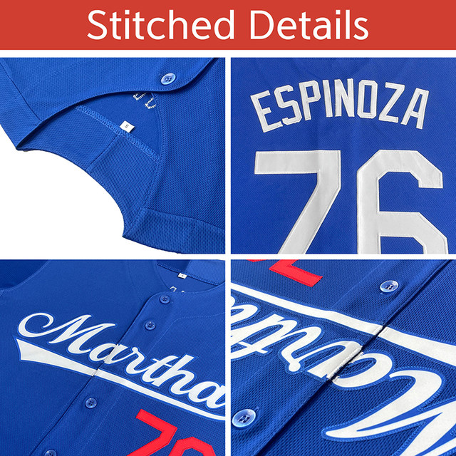 ເຄື່ອງແບບເບສບອນອາເມຣິກາທີ່ປັບແຕ່ງເປັນທີມມືອາຊີບແບບເປັນທີມຊຸດລະດູຮ້ອນ breathable breathable heat-printed customized cardigan short-sleeved embroidered baseball uniform