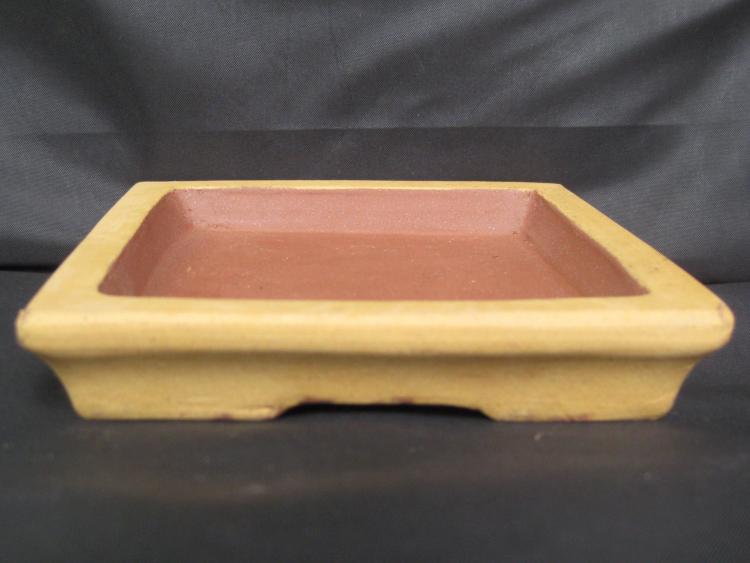 Cách mạng văn hóa đường kính bên trong 9.8 cm phần bột bùn vuông còng cũ nồi cát màu tím khay nồi đất
