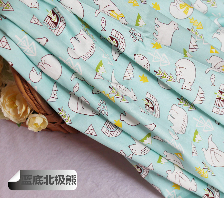 Cotton twill vải trẻ em tấm chăn chăn bộ đồ giường vải bé phim hoạt hình cotton quần áo vải hoa vải - Vải vải tự làm vải poly cotton