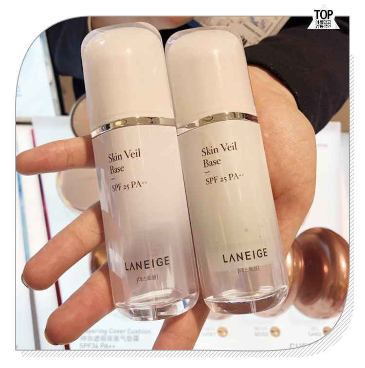 Mới Hàn Quốc Lan Chi LANEIGE Kem chống nắng màu tím Kem trang điểm xanh 30ml Spot kem che khuyết điểm bb