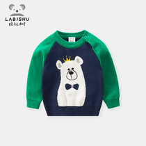  Price 89 (clearance)Childrens clothing Boys sweater Boys baby sweater Childrens knitted cardigan autumn and winter