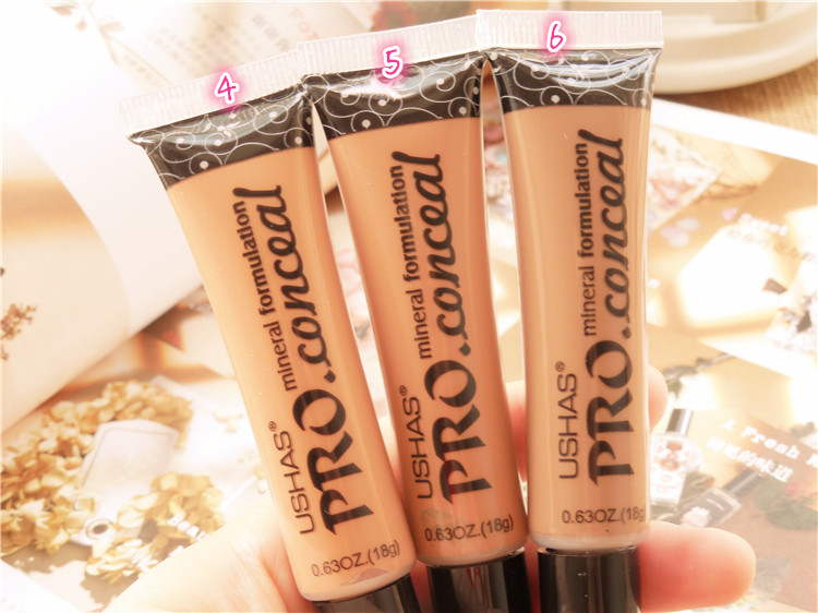 [Giải phóng mặt bằng hàng năm] 包邮 ~ Xuất khẩu Dubai USHAS Kem che khuyết điểm đa năng Liquid Foundation Bites Lip Make-up Dark Circle che khuyết điểm innisfree