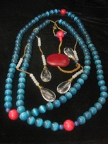 Collectibles antiques handed down Buddhist beads gemstones East beads Buddhist beads and multi-treasure accessories