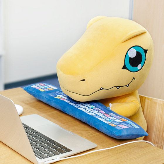 The Wandai Digital Tyrannosauron Digital Baby Sub-Ancient Fur Paparazzi Handpillow Keyboard Mat