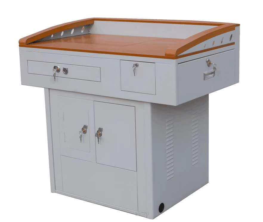 HX-1100P Multimedia recording and broadcasting classroom teaching steel lectern Lectern console Multimedia