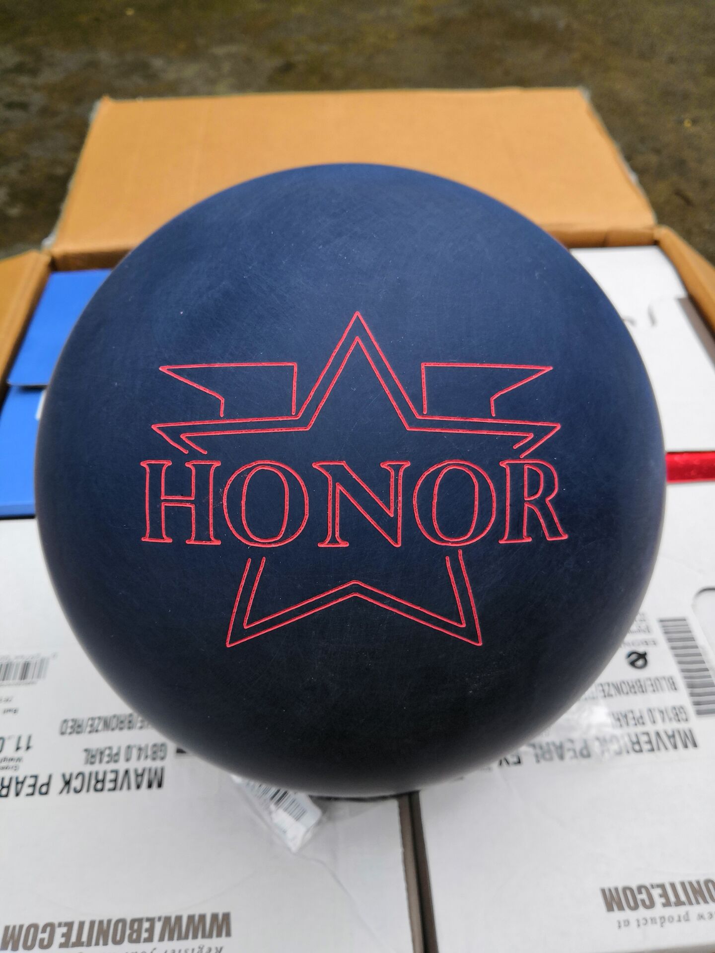 Mỹ nhập khẩu bowling Yabangi màu xanh thương hiệu HONOR 11 pound đĩa bay bowling - Quả bóng bowling đồ chơi bowling trẻ em