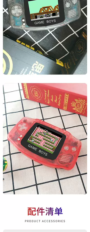 Mini fc cầm tay đôi vs máy chiến đấu máy đỏ và trắng GBA mini retro mini fc net đỏ thu nhỏ xách tay retro cổ điển cảm giác cổ điển máy chơi game 400 - Bảng điều khiển trò chơi di động