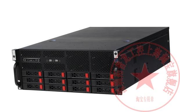 Toprolon G465-12 Disk Hot Plug 4GPU server chassis 2000W redundant power module