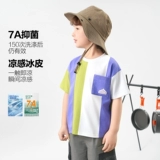 Футболка с коротким рукавом для мальчиков, детская летняя тонкая летняя одежда, детская одежда