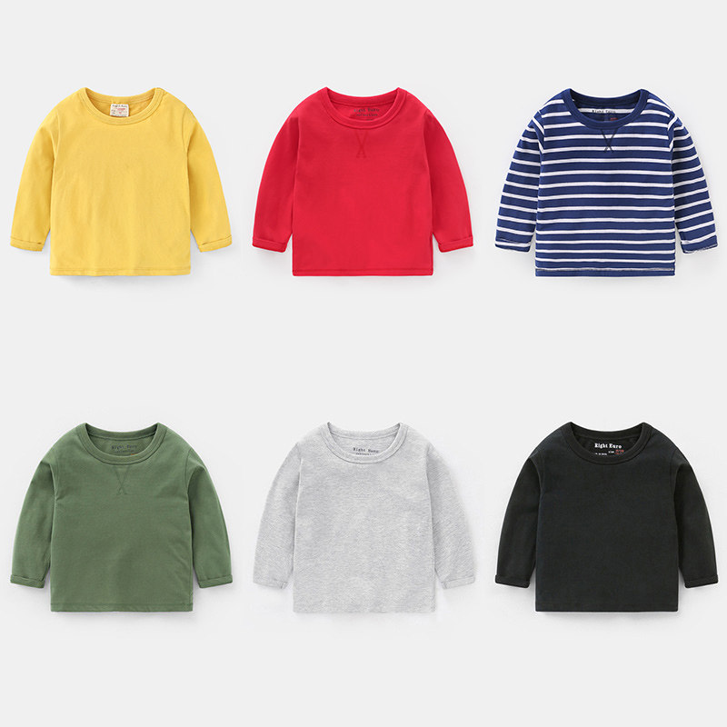 Boy long sleeve T-shirt spring dress childlike spring autumn children's baby boy blouses undershirt autumn clothes spring U10006