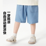 Джинсовые штаны для мальчиков, детская летняя одежда, детские тонкие шорты, детская одежда