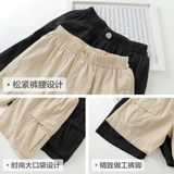 Хлопковые шорты для мальчиков, штаны, детская тонкая летняя летняя одежда, детская одежда