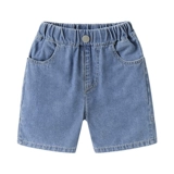 Хлопковые шорты для мальчиков, летние штаны, детская летняя тонкая летняя одежда для отдыха, детская одежда