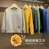 Утепленная толстовка для мальчиков, осенний демисезонный детский пуховик, детская одежда, 1 лет, увеличенная толщина