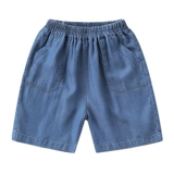 Джинсовые штаны для мальчиков, детская летняя одежда, детские тонкие шорты, детская одежда