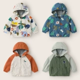 Весенняя осенняя детская куртка для мальчиков, детская одежда