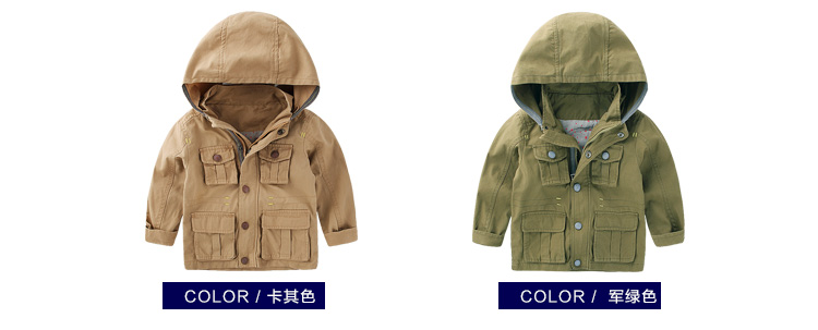 Manteau pour garcon en Toile de coton - Ref 2163051 Image 17