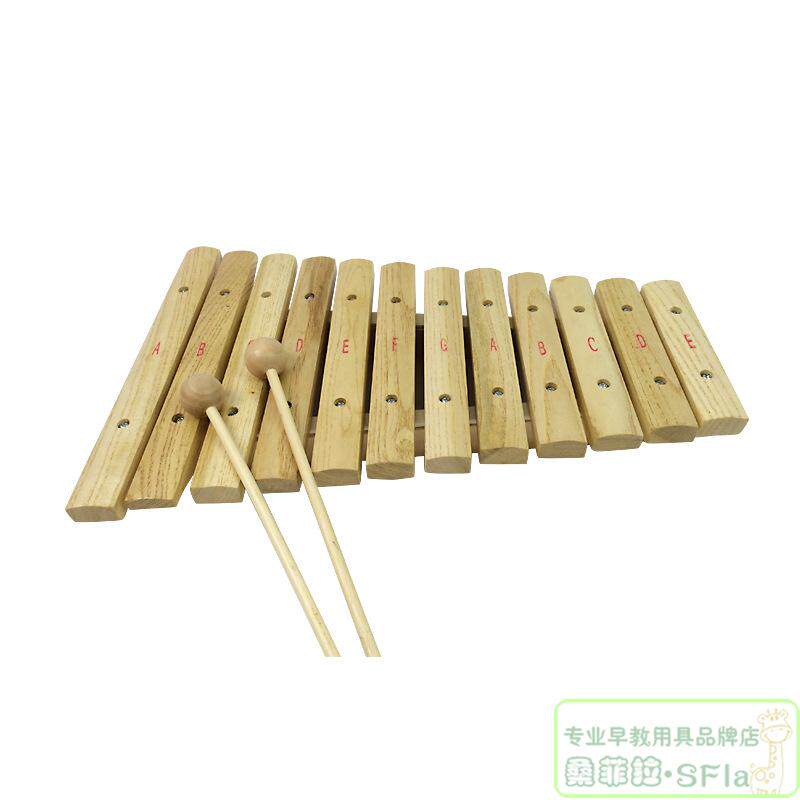 Quality 12 sound xylophone 15 Sound knockout Kindergarten Professional Orff percussion instrument wooden hand knoll