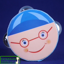 Boys and girls tambourine wooden childrens tambourine toddler orff dancing instrument dance hand drum