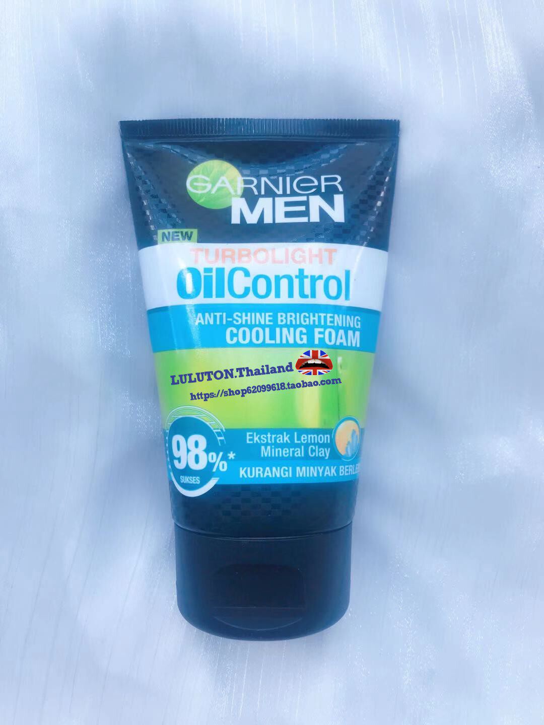 Buy two Thai Garnier Men's Mineral Facial Cleanser Oil Control Moisturizing Firming Men's Cleansing Cream