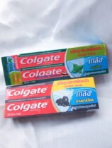 Thai Colgate toothpaste two fresh breath clean teeth sea salt bamboo charcoal clear fire 150g * 2
