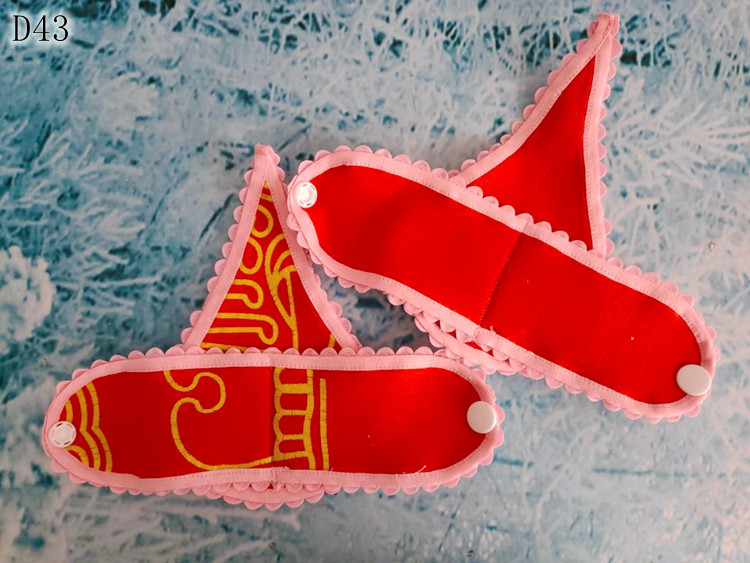 D43 Moon Moon Red Chrysanthemum Protection Anal Teardrop-shaped Chrysanthemum Pad Lace Thin Lace Washable For Belts or Panties