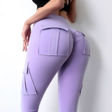 Белье для коррекции формы бедер для спортзала, комбинезон, штаны, леггинсы, спортивный костюм, высокая талия, для бега, в обтяжку